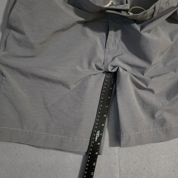 Faherty Mens Ice Grey 9" All Day Shorts 1.0 MSC0012 Size 36 - Picture 6 of 11